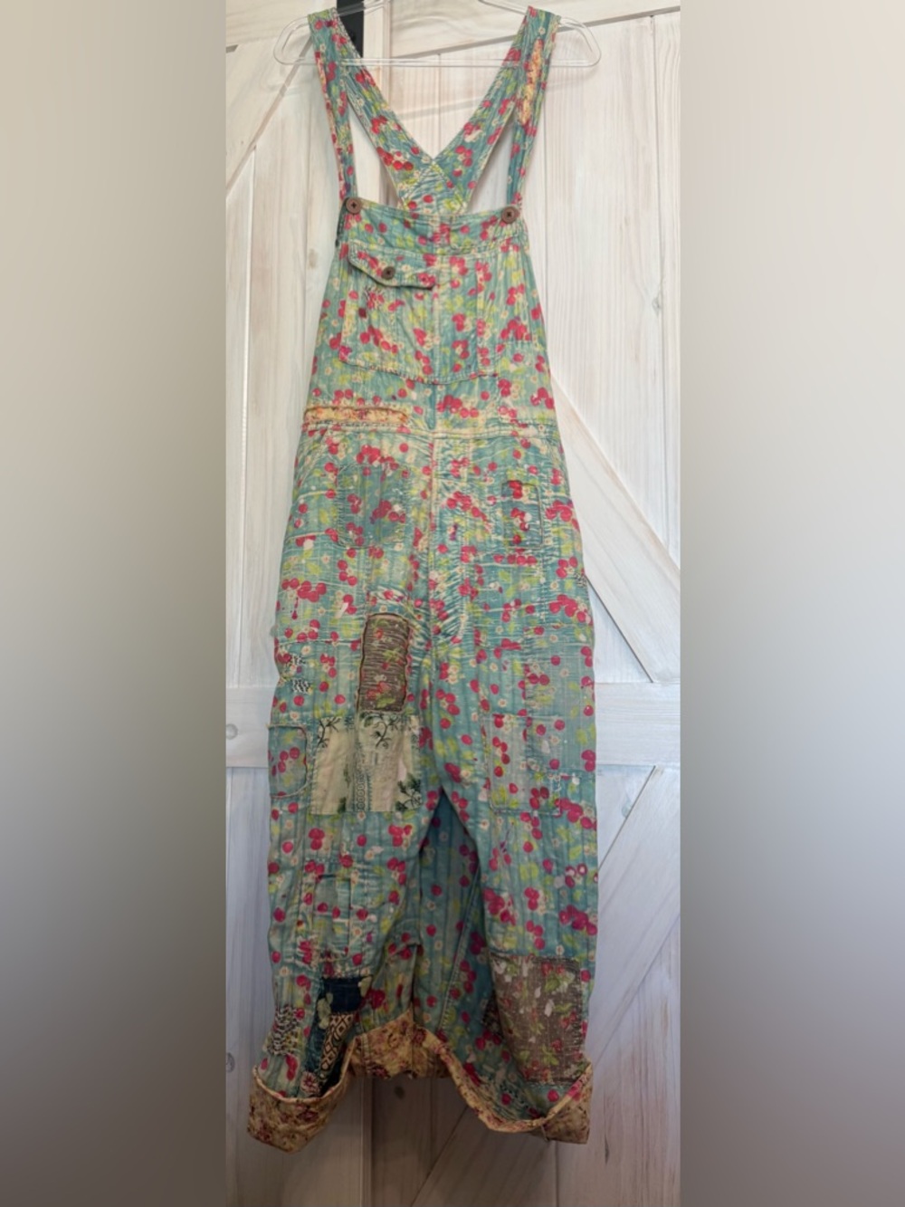 MAGNOLIA PEARL LOVE RARE CHERRY BLOSSOM OVERALLS OS - Picture 6 of 16